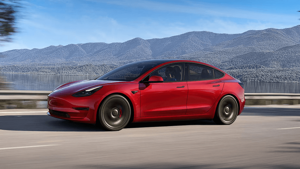 2023 tesla model 3, is assembled at a Tesla assembly plant in Shanghai, China